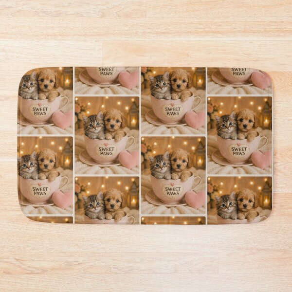 Item preview, Sweet Paws Puppy and Kitten Friends designed and sold by BagFactoryUK.