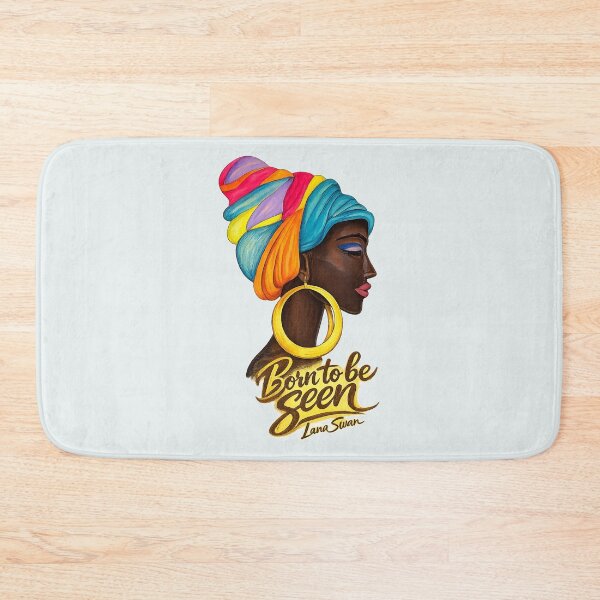 Item preview, BORN TO BE SEEN | African Woman Portrait | Soft Sage Edition by Lana Swan designed and sold by Baroness Swan.