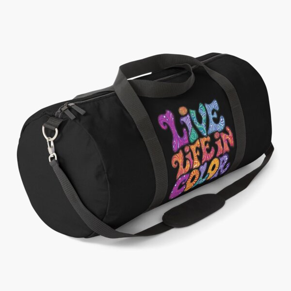 Item preview, Live Life In Color - Retro 70s Psychedelic Groovy Typography designed and sold by Larams Studio.