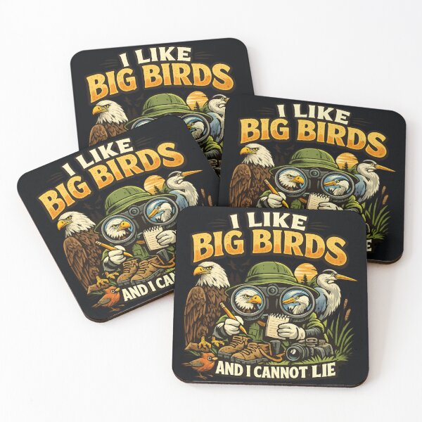 Item preview, I Like Big Birds And I Cannot Lie - Funny Birdwatching Nature Lover designed and sold by SidTastic .