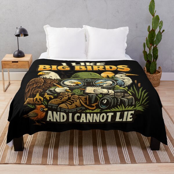 Item preview, I Like Big Birds And I Cannot Lie - Funny Birdwatching Nature Lover designed and sold by SidTastic .