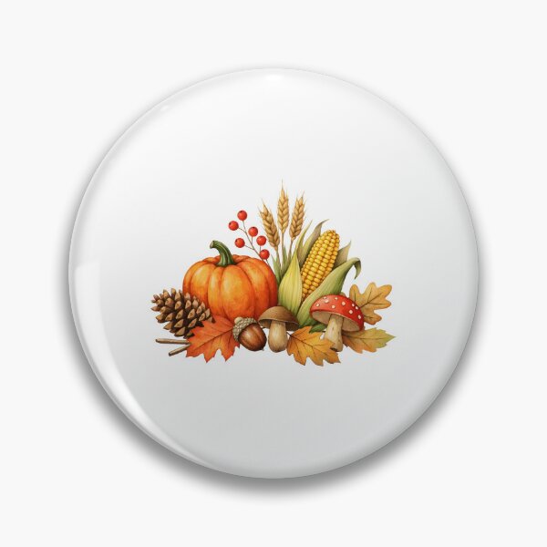 Item preview, Watercolor Thanksgiving Autumn Harvest   designed and sold by silviaol.
