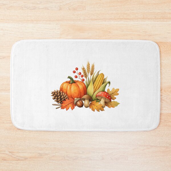 Item preview, Watercolor Thanksgiving Autumn Harvest   designed and sold by silviaol.