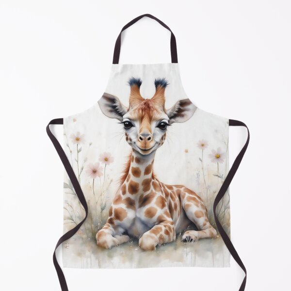 Item preview, Watercolour Baby Giraffe Canvas Wall Art – Whimsical Nursery Decor designed and sold by CodellCreations.
