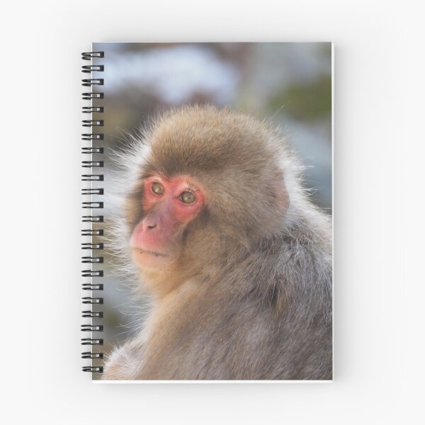Item preview, Japanese Macaque Snow Monkey Portrait  designed and sold by happynaturalist.