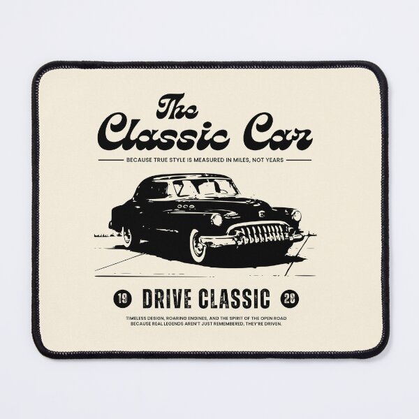 Item preview, Classic Car Vintage Retro Americana Illustration designed and sold by PrimeRacer.