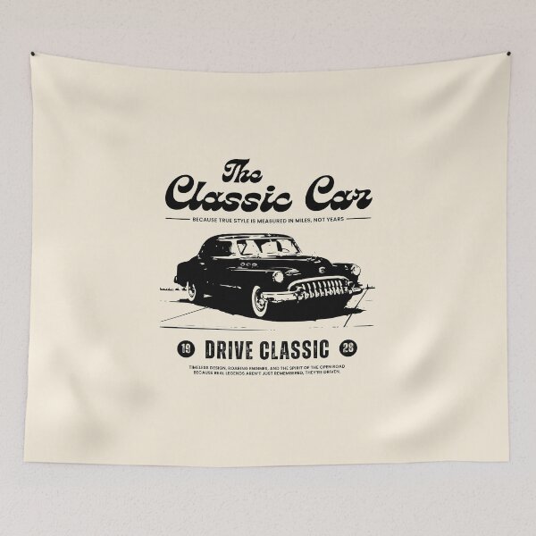 Item preview, Classic Car Vintage Retro Americana Illustration designed and sold by PrimeRacer.