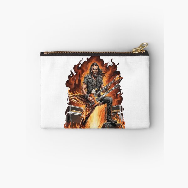 Item preview, Heavy Metal Abraham Lincoln Guitarist | Rock Guitar Vintage Patriotic Illustration designed and sold by FouChan.