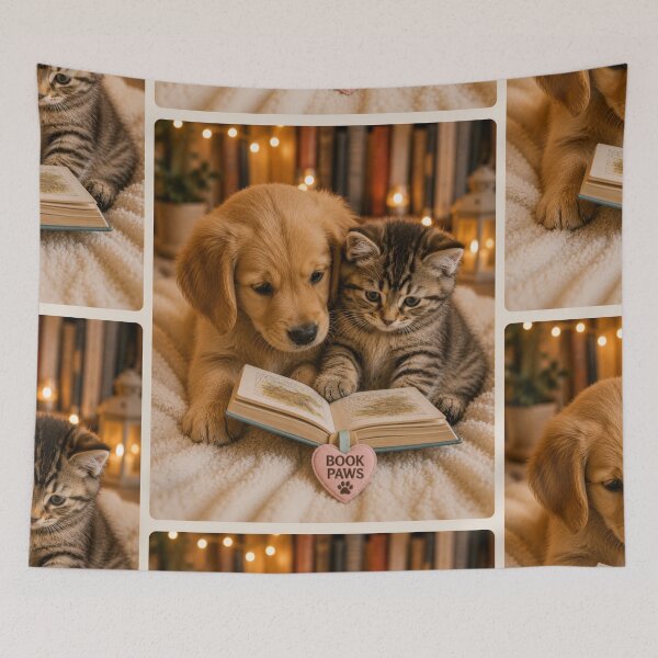 Item preview, Book Paws Puppy and Kitten Friends designed and sold by BagFactoryUK.