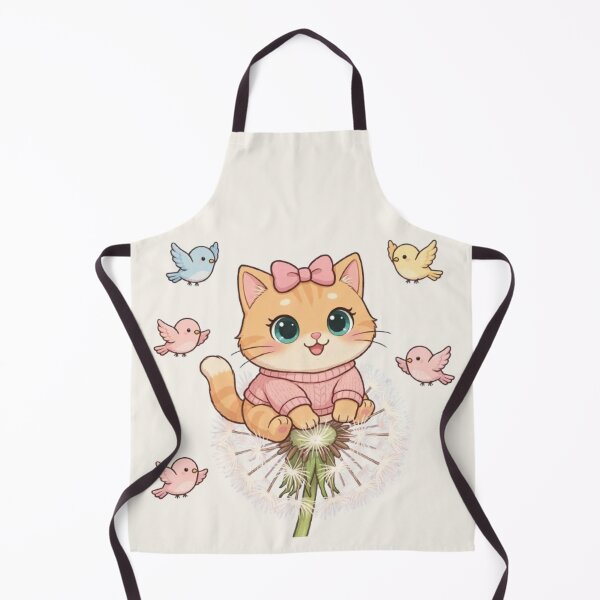 Item preview, Cute Kitten on Dandelion Bloom designed and sold by Moody Vibes Studio.