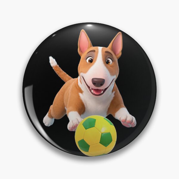 Item preview, Bull Terrier FOOTBALL  designed and sold by SmARTNiki.