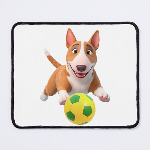 Item preview, Bull Terrier FOOTBALL designed and sold by SmARTNiki.