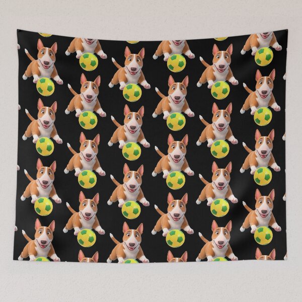 Item preview, Bull Terrier FOOTBALL  designed and sold by SmARTNiki.