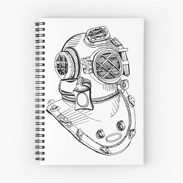 Item preview, Heavy Gear Diving Helmet Illustration designed and sold by ellenmaeart.