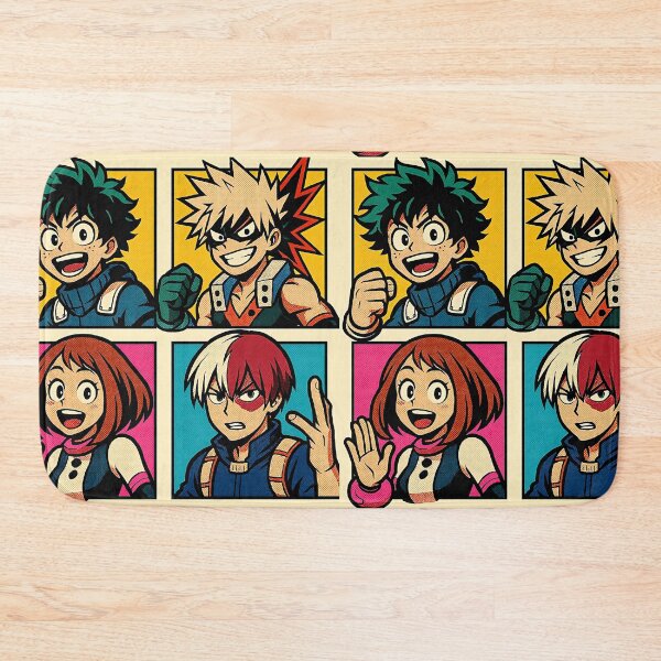 Item preview, Manga - Iconic Shonen Heroes, Dynamic Pop Art Style designed and sold by AnimeShin.