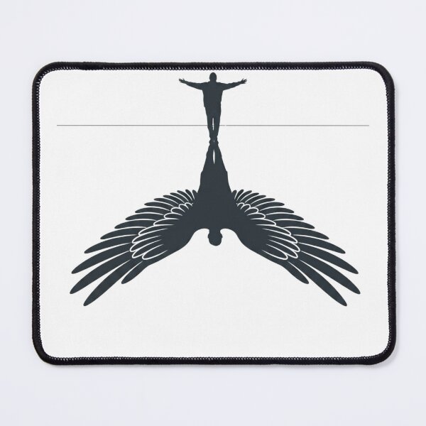 Item preview, Freedom Wings Silhouette Inspirational Minimalist Design designed and sold by Nadir071010.