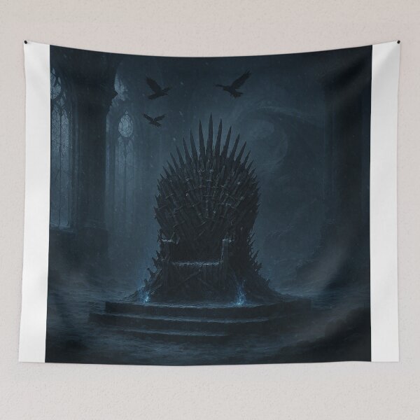 Item preview, Frozen Throne - Epic Dark Fantasy Dragon Artwork designed and sold by BioFaStore.