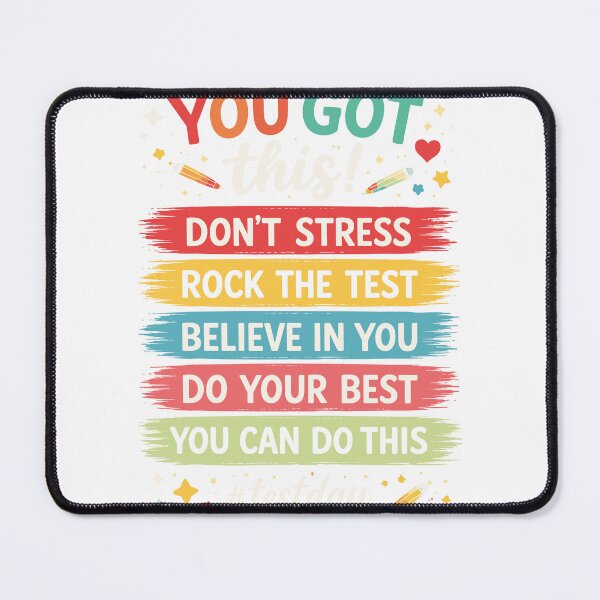 Item preview, You Got This Test Day Motivation | Student Encouragement Teacher Classroom Design designed and sold by FouChan.