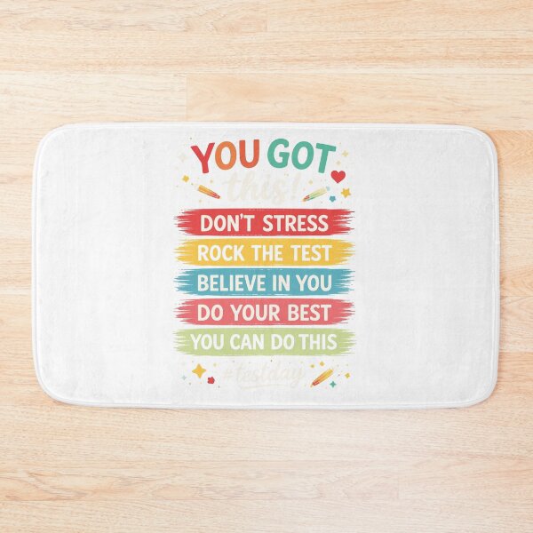 Item preview, You Got This Test Day Motivation | Student Encouragement Teacher Classroom Design designed and sold by FouChan.