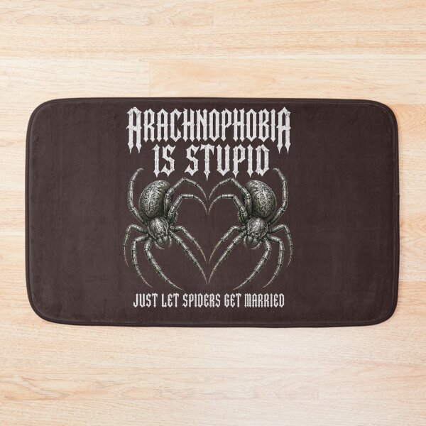 Item preview, Arachnophobia Is Stupid – Funny Spider Marriage Design designed and sold by Taha shop⭐⭐⭐⭐⭐.