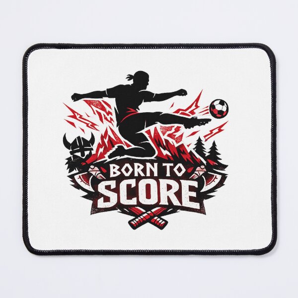 Item preview, Born to Score | Nordic Football Warrior Graphic designed and sold by ustylelab.