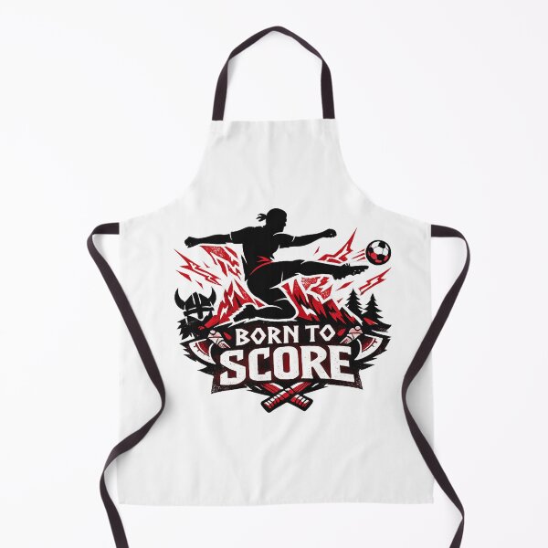 Item preview, Born to Score | Nordic Football Warrior Graphic designed and sold by ustylelab.