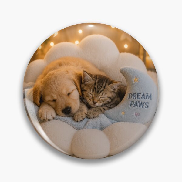 Item preview, Dream Paws Sleeping Puppy and Kitten Friends designed and sold by BagFactoryUK.