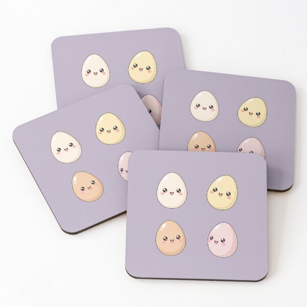 Item preview, Cute Kawaii Egg Pastel designed and sold by lazarosdesign.