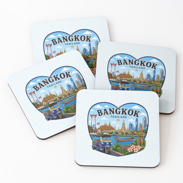 Item preview, Bangkok, Thailand Heart Shape Design designed and sold by Myra365Art.