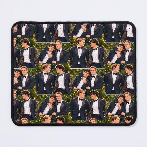 Item preview, Nick (Kit Connor) and Charlie (Joe Locke) from the series Heartstopper at the ball (fan art) designed and sold by PopCultureAndStuff.