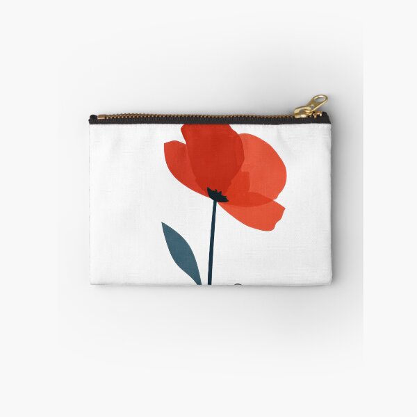 Item preview,  August Birth Flower, Poppy Minimal Wall Art designed and sold by MarkedArtPrints.
