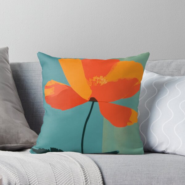 Item preview,  August Birth Flower, Poppy Bold Wall Art designed and sold by MarkedArtPrints.