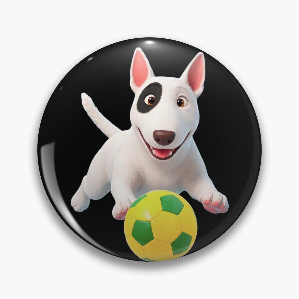 Item preview, White Bull Terrier FOOTBALL  designed and sold by SmARTNiki.
