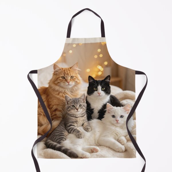 Item preview, Cozy Cat Family Cute Feline Friends designed and sold by BagFactoryUK.