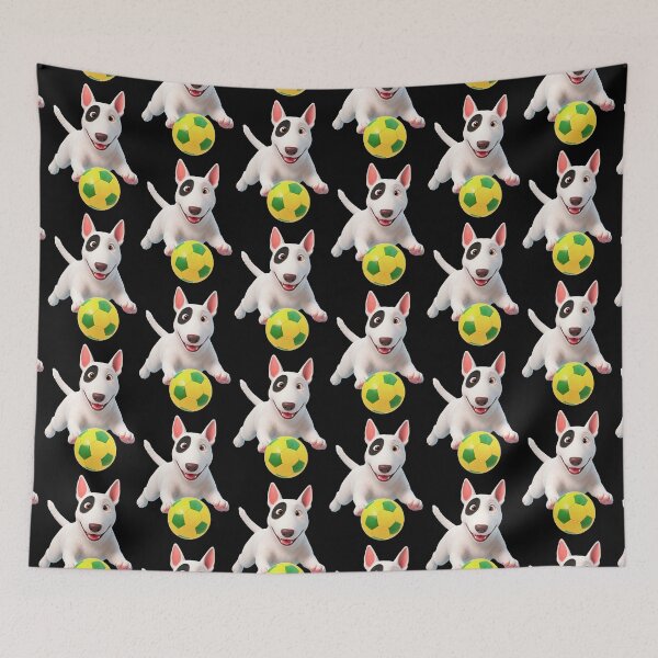 Item preview, White Bull Terrier FOOTBALL  designed and sold by SmARTNiki.