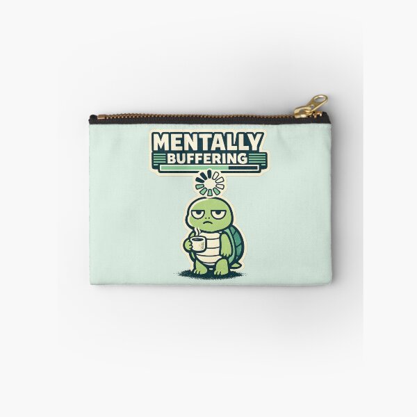Item preview, Mentally Buffering Turtle Shirt, Funny Overthinking Quote Tee, Social Battery Low Shirt, Cute Turtle Graphic, Introvert Humor Gift, Mental Health Tee designed and sold by  MAD's Recreation Studio.