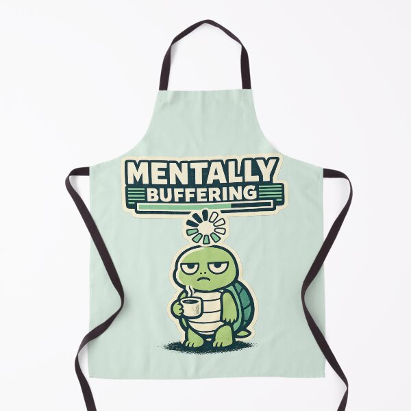 Item preview, Mentally Buffering Turtle Shirt, Funny Overthinking Quote Tee, Social Battery Low Shirt, Cute Turtle Graphic, Introvert Humor Gift, Mental Health Tee designed and sold by  MAD's Recreation Studio.