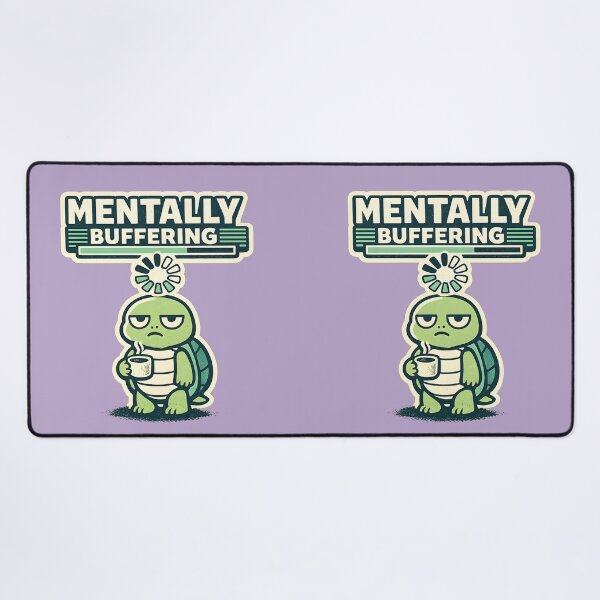 Item preview, Mentally Buffering Turtle Shirt, Funny Overthinking Quote Tee, Social Battery Low Shirt, Cute Turtle Graphic, Introvert Humor Gift, Mental Health Tee designed and sold by MAD's Recreation Studio.