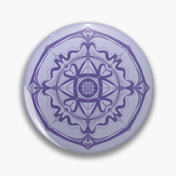 Item preview, Periwinkle Purple Evil Eye Protection Mandala Design, Modern Boho Aesthetics, Abstract Art designed and sold by SpringTeaDesigns.