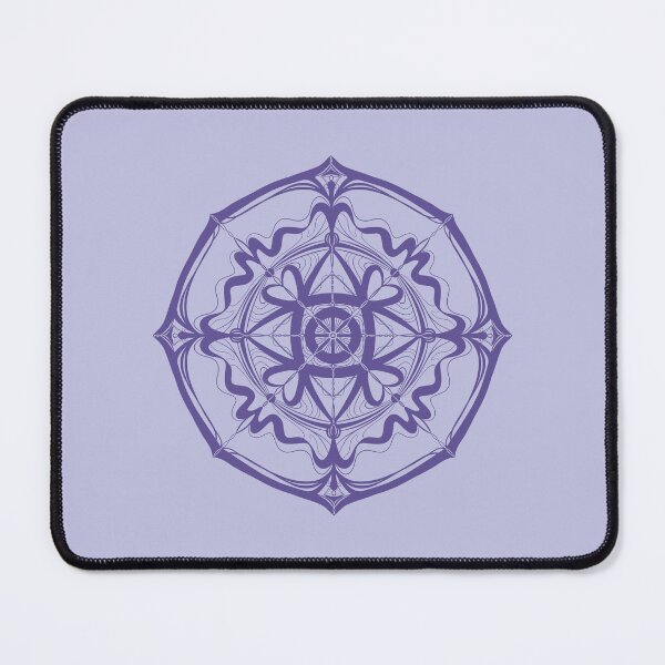 Item preview, Periwinkle Purple Evil Eye Protection Mandala Design, Modern Boho Aesthetics, Abstract Art designed and sold by SpringTeaDesigns.