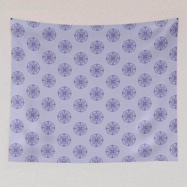 Item preview, Periwinkle Purple Evil Eye Protection Mandala Design, Modern Boho Aesthetics, Abstract Art designed and sold by SpringTeaDesigns.