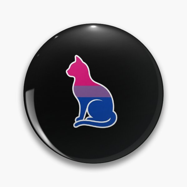 Item preview, Bisexual Pride Cat Sitting Silhouette designed and sold by Owcomm.