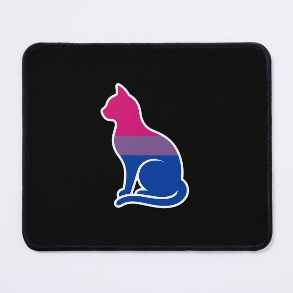 Item preview, Bisexual Pride Cat Sitting Silhouette designed and sold by Owcomm.