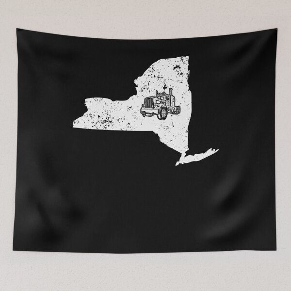 Artikelvorschau, New York Long Haul Trucker Shirts 18 Wheeler Trucks Shirt entworfen und verkauft von shoppzee.