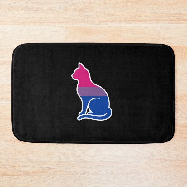 Item preview, Bisexual Pride Cat Sitting Silhouette designed and sold by Owcomm.