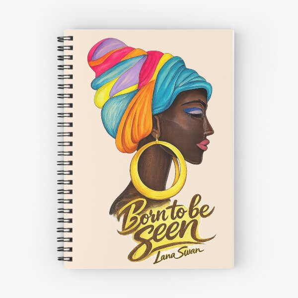 Item preview, BORN TO BE SEEN | African Woman Art Print | Peach Collection by Lana Swan designed and sold by BlueberrySwan.