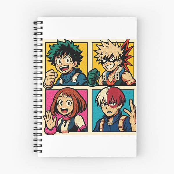 Item preview, Manga - Stylized Shonen Heroes, Dynamic Pop Art Collage designed and sold by AnimeShin.