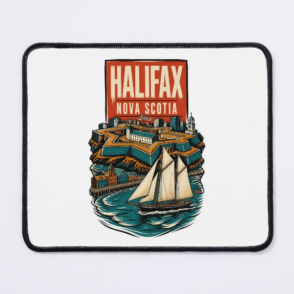 Item preview, Halifax Nova Scotia Canada Vintage Travel Tourism Souvenir designed and sold by TravelersGems.