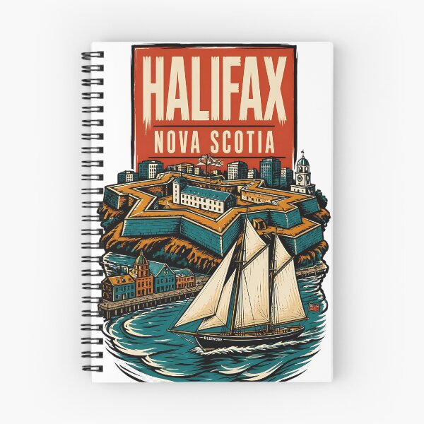 Item preview, Halifax Nova Scotia Canada Vintage Travel Tourism Souvenir designed and sold by TravelersGems.