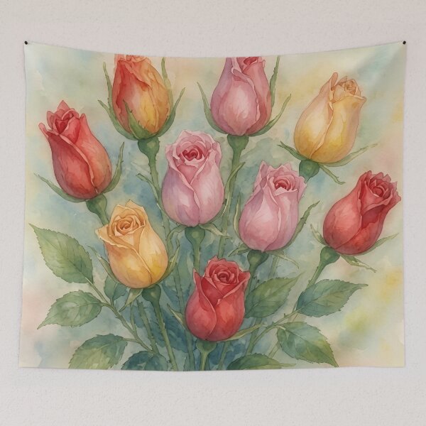 Item preview, Delicate Romantic Roses designed and sold by TinCatOutPost.